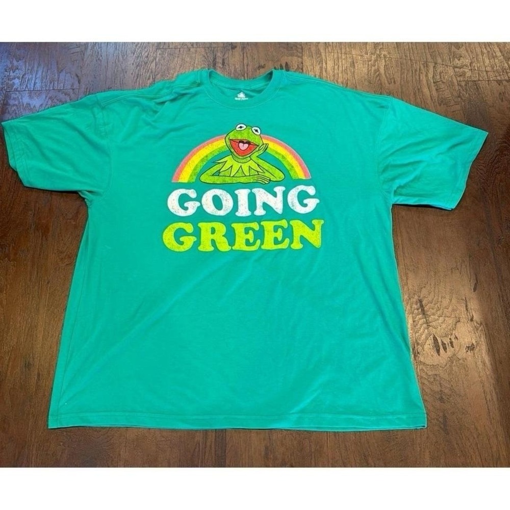 Disney Muppets Kermit Going Green T Shirt XL Parks